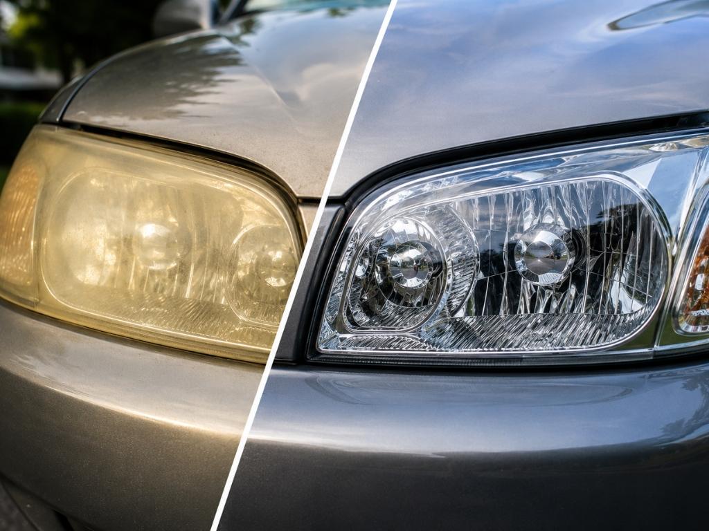 AMB Auto Glass and Window Tint (619) 514 3537 5841 Mission Gorge Rd A San Diego CA 92120 United States headlight restoration services